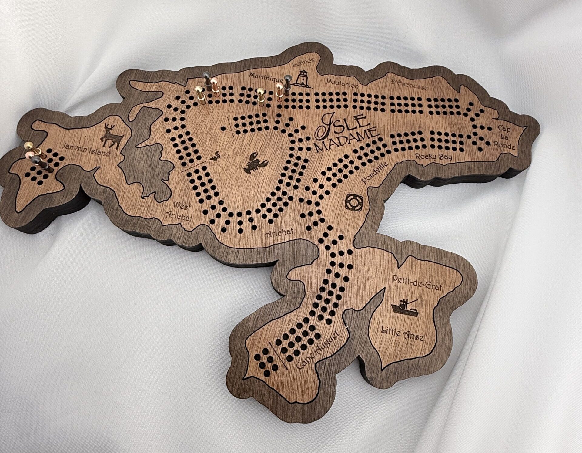 Isle Madame Cribbage Board